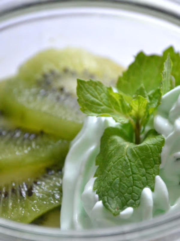 Recette – Panna Cotta Kiwi Passion –