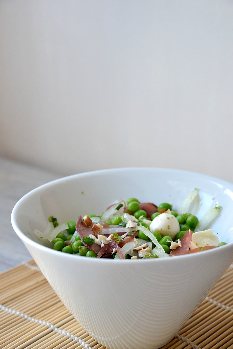 Salade de petits pois