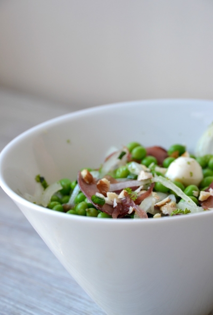 Salade de petits pois