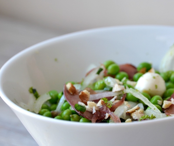 Salade de petits pois