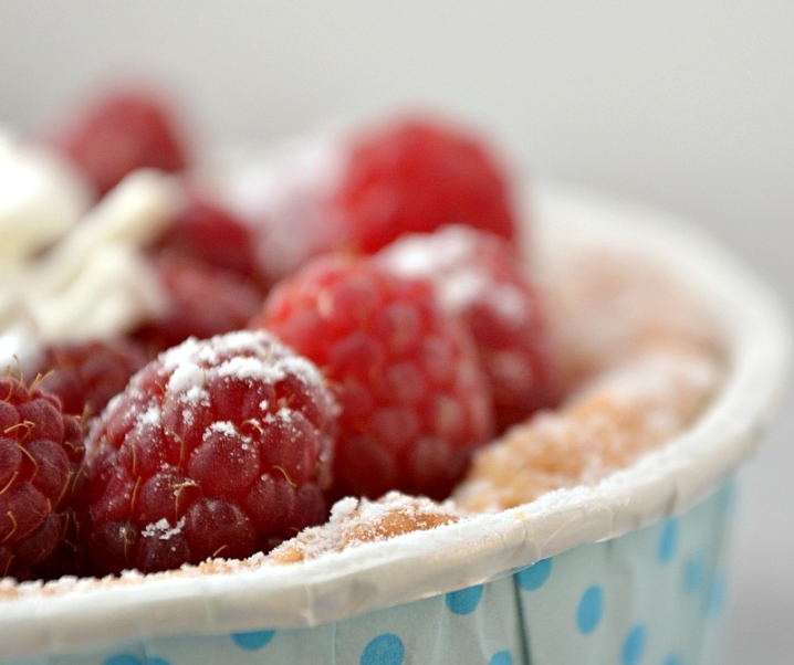 Tartelettes aux framboises