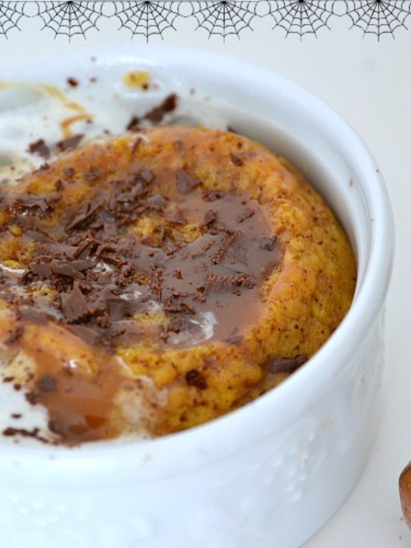 Recette #42 – Mug Cake d’Halloween –
