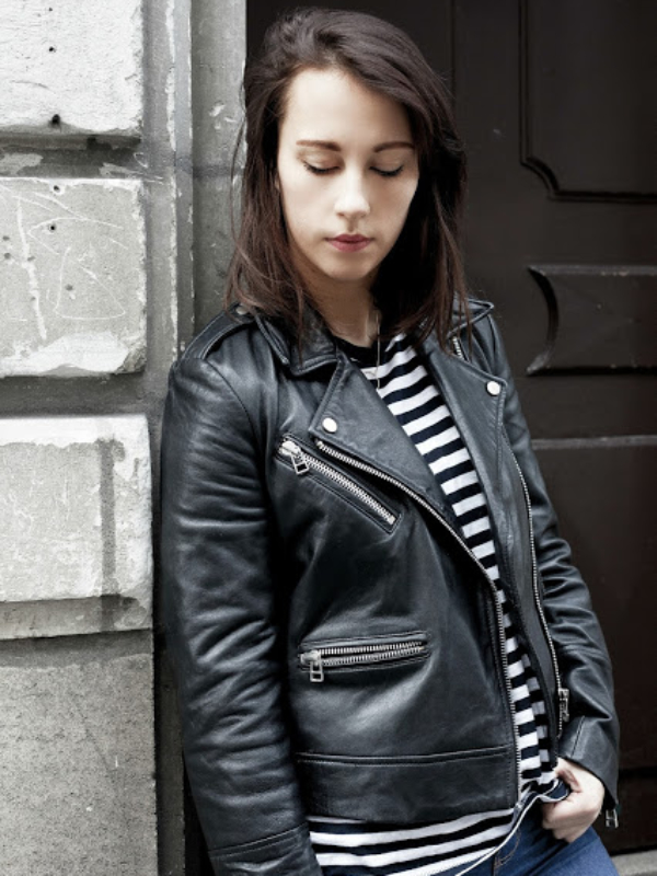 look n°75 – Marinière et cuir –