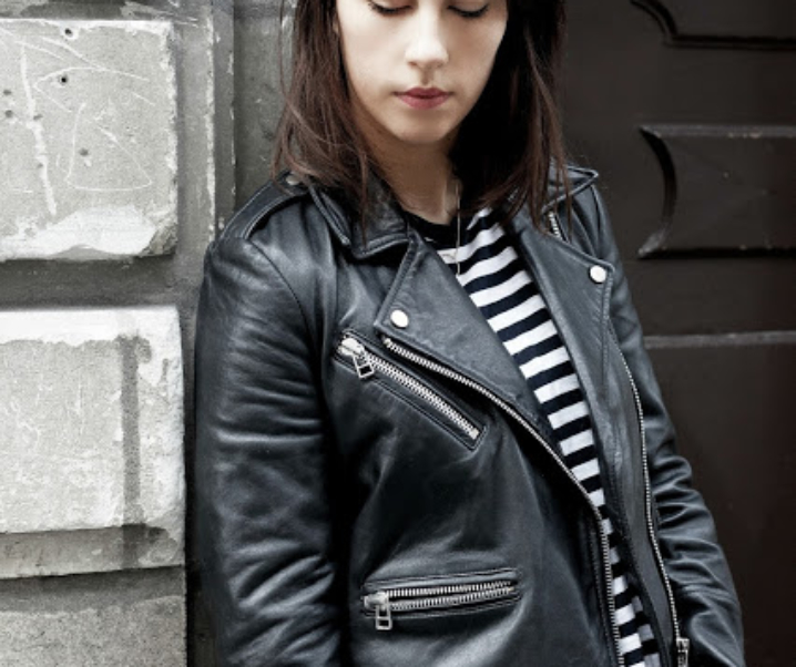 look n°75 – Marinière et cuir –