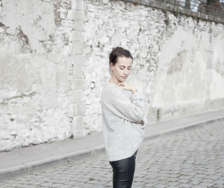 Cuir et Laine Mélangé
