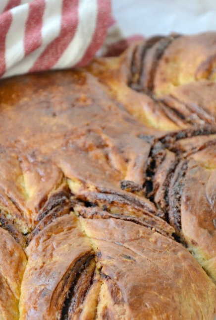 – Brioche étoilé au nutella –