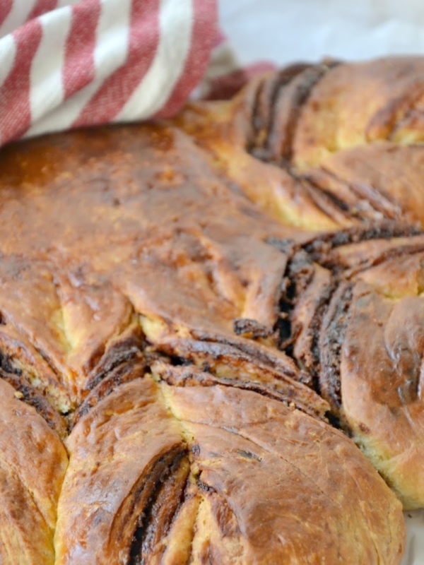 – Brioche étoilé au nutella –