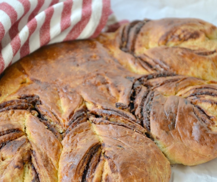 – Brioche étoilé au nutella –