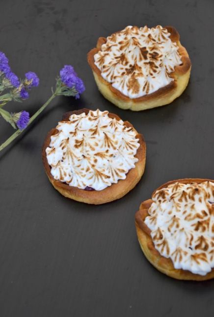 Tartelette fruit rouge meringué