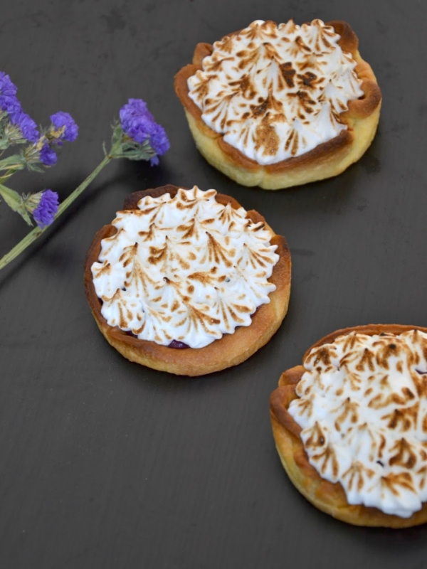 Tartelette fruit rouge meringué
