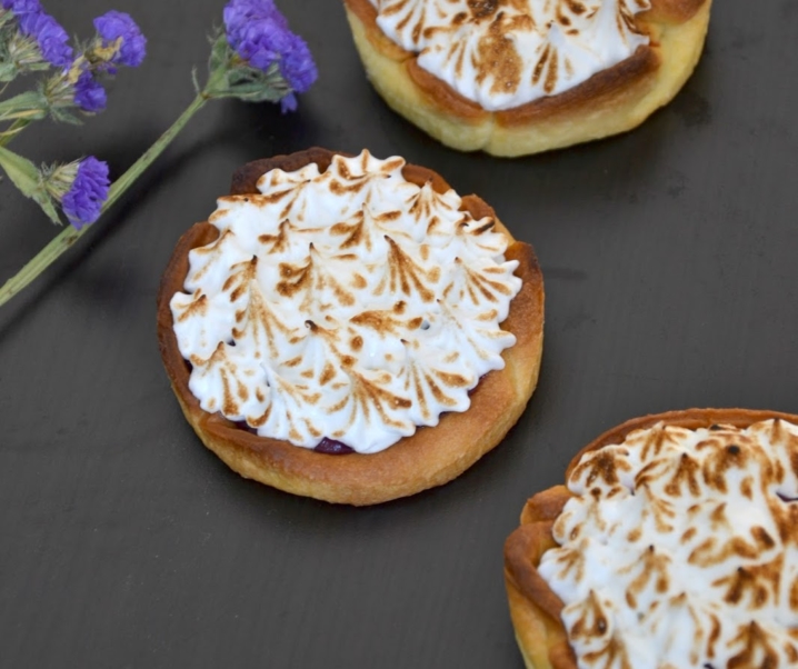 Tartelette fruit rouge meringué