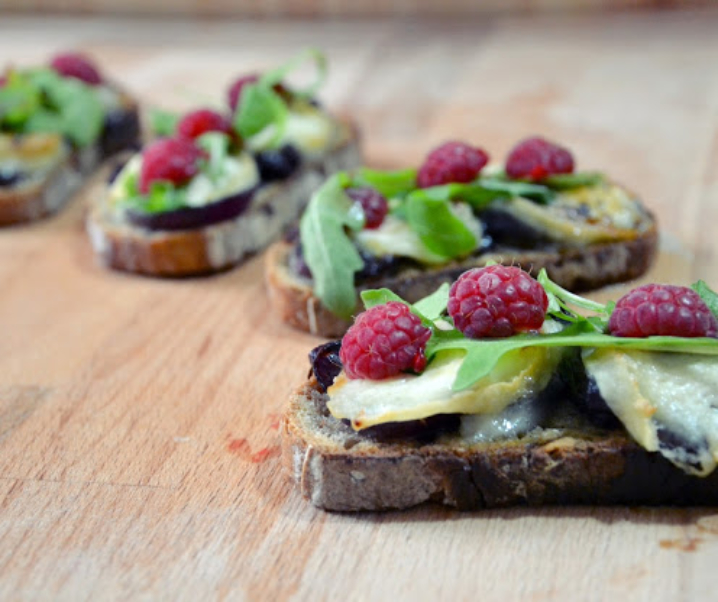 Tartines Chévre Framboise