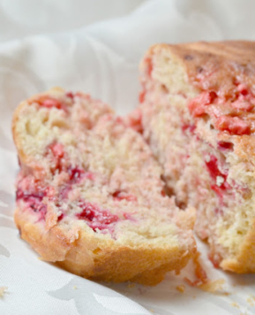 Brioche pralines roses et framboises