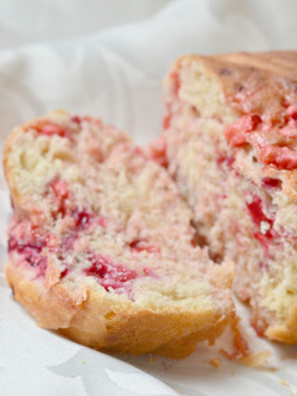 Brioche pralines roses et framboises