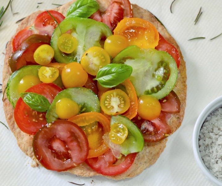 Tarte Parmesan / Tomates