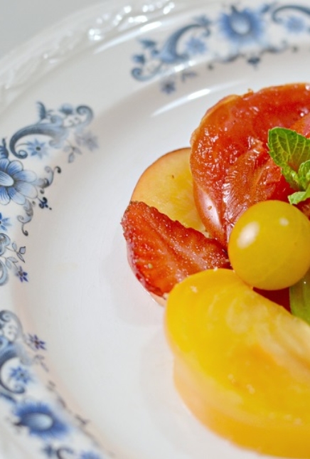 Tomate, Fraise & Nectarine