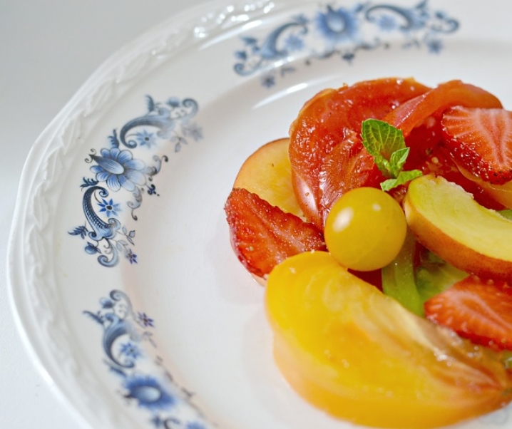 Tomate, Fraise & Nectarine