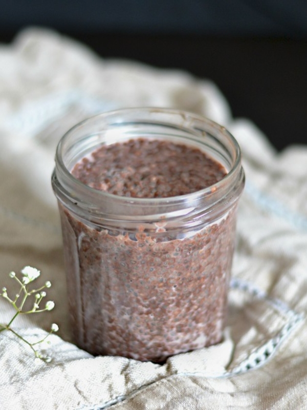 Dessert crémeux chocolaté {sans œuf/ sans lait}
