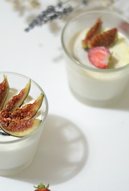 Panna Cotta Violette/Figue