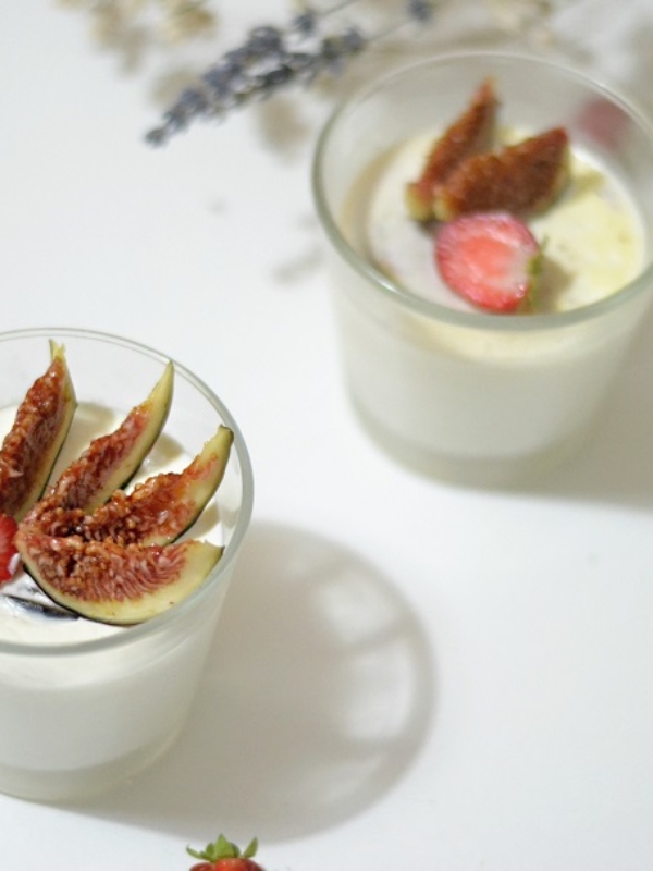 Panna Cotta Violette/Figue