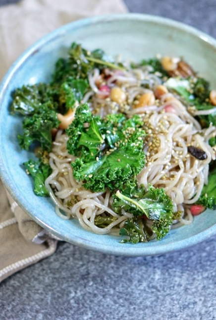 Pâtes de Konjac et Kale