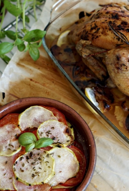 Poulet fermier au citron