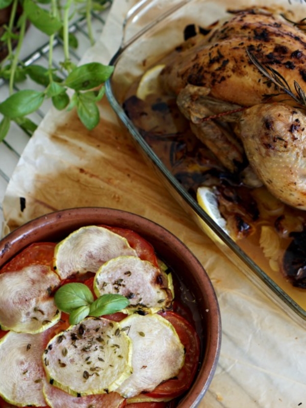 Poulet fermier au citron