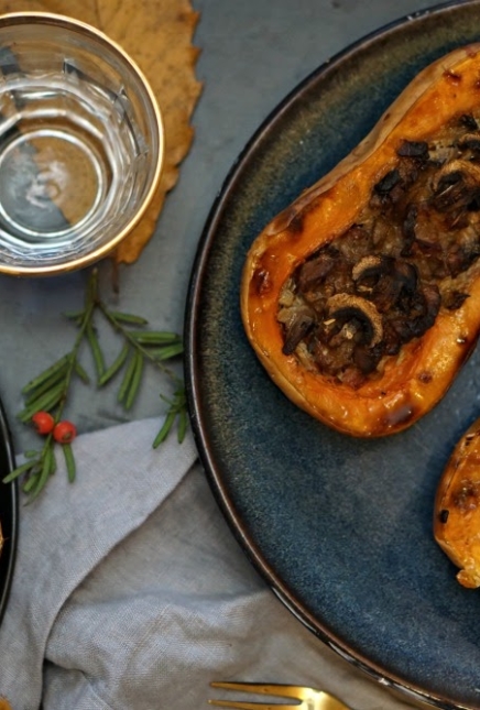 Butternut  et courge farcies