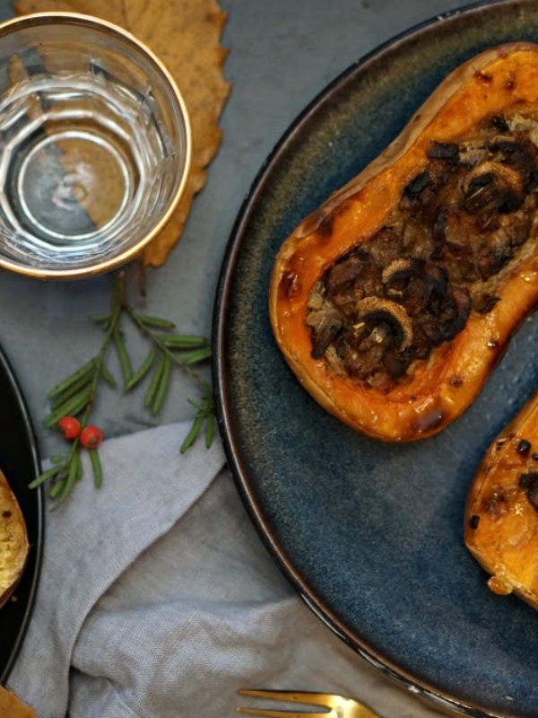 Butternut  et courge farcies