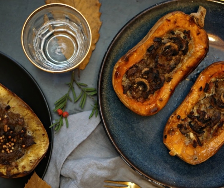 Butternut  et courge farcies