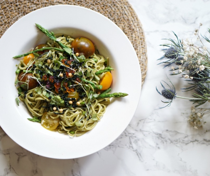 Healthy Matcha Pasta