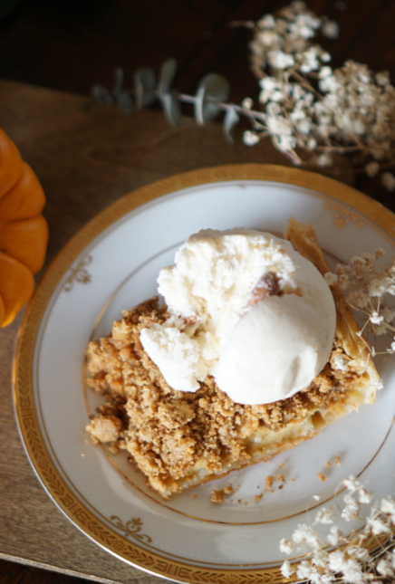Crumble pomme et pumpkin