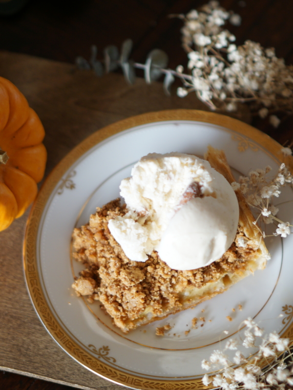Crumble pomme et pumpkin