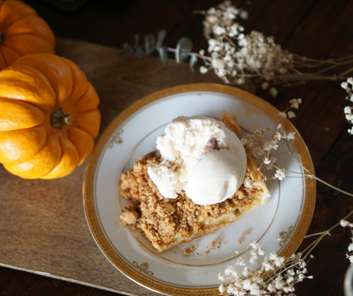 Crumble pomme et pumpkin
