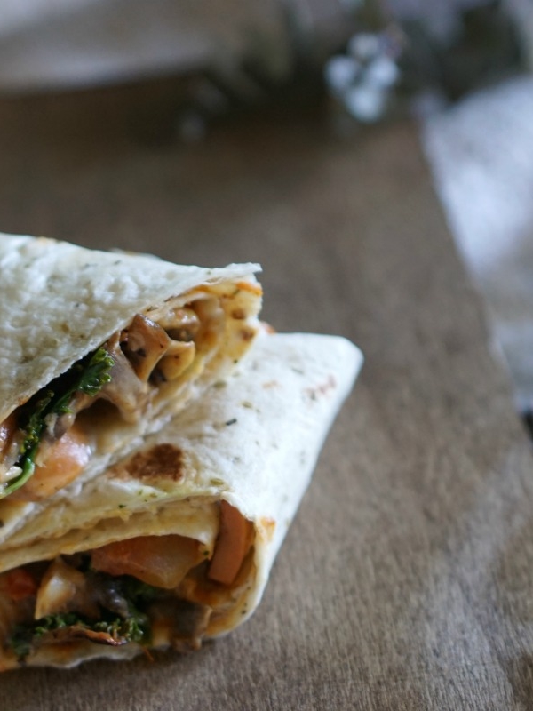 Wrap Vegan parfait pour le lunch