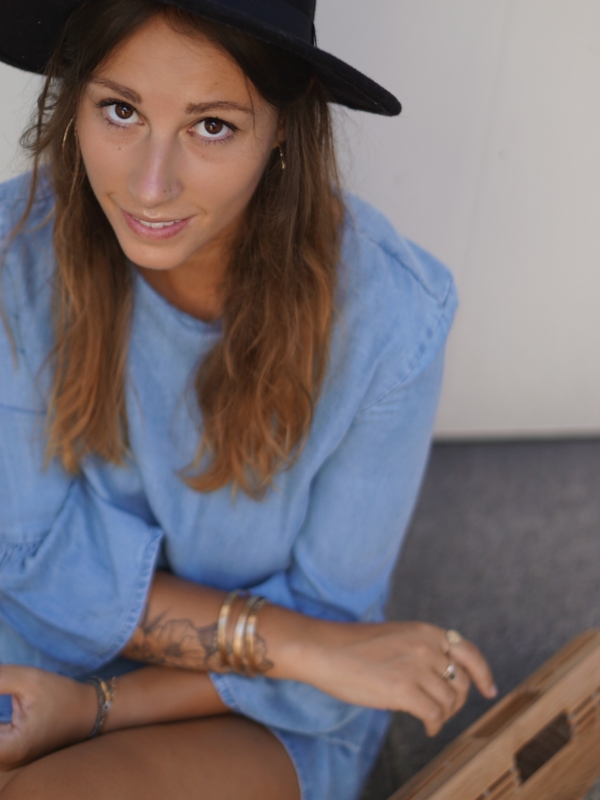 La robe en jean