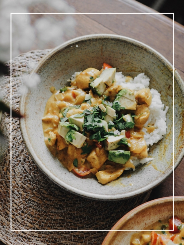 Poulet curry/coco