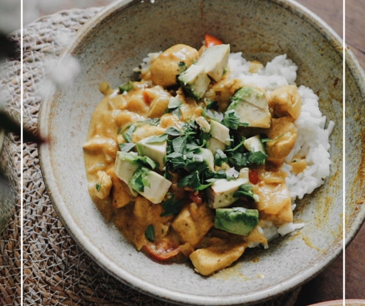 Poulet curry/coco