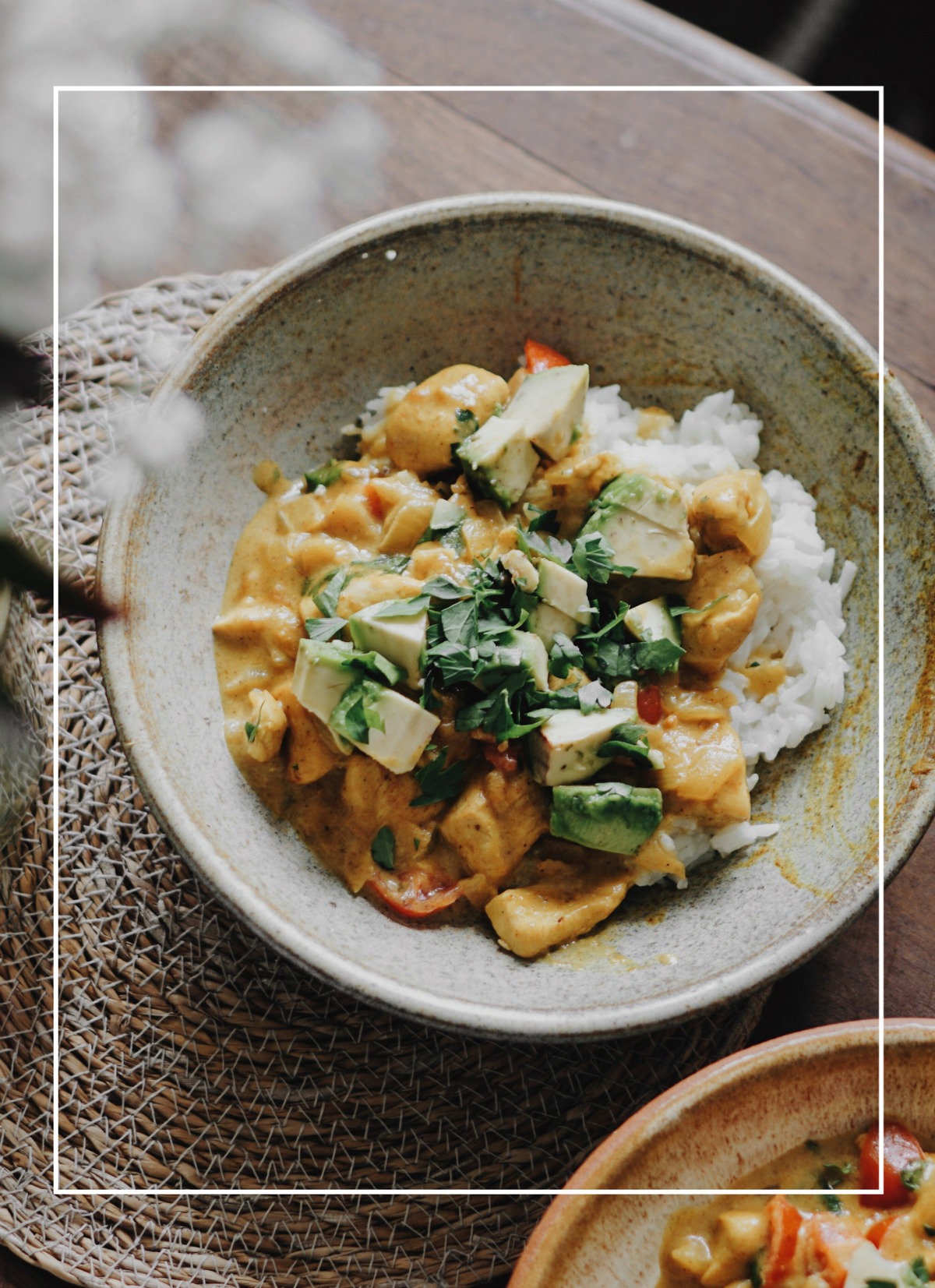 Poulet curry/coco