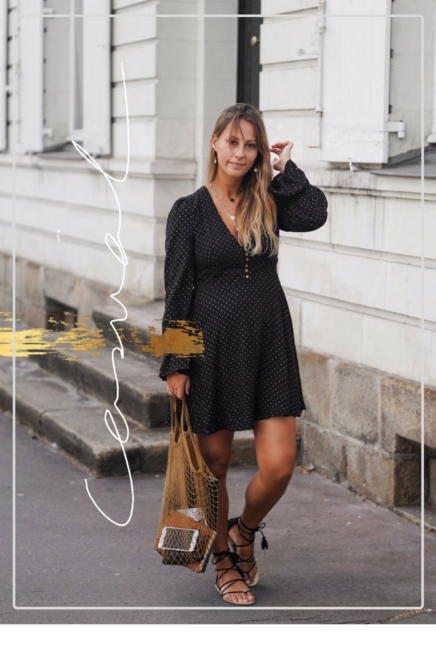 Ma robe à pois dorés