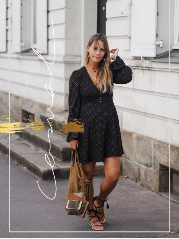 Ma robe à pois dorés