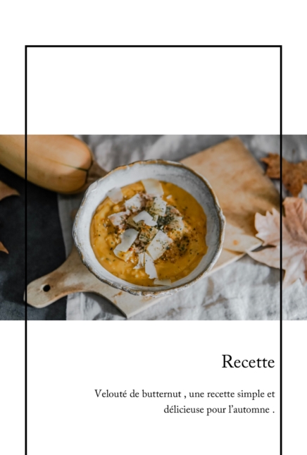 Velouté de Butternut