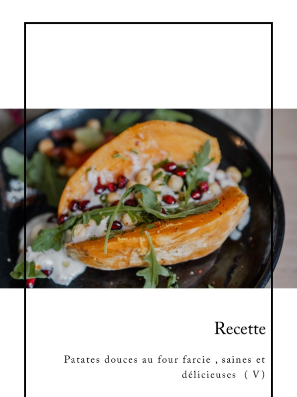 Patates douces farcies