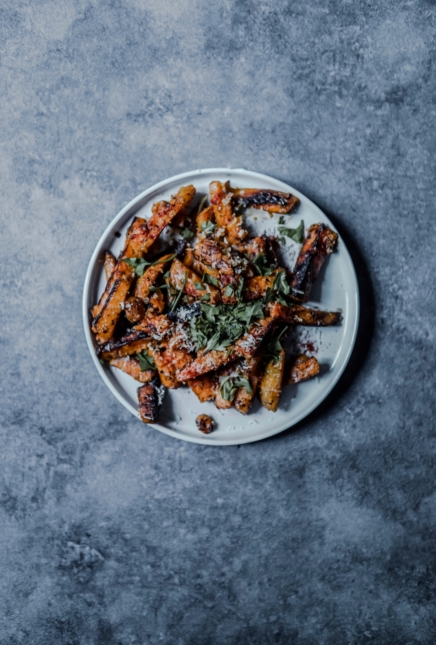 Frites de patate douce à l’Ossau Irraty