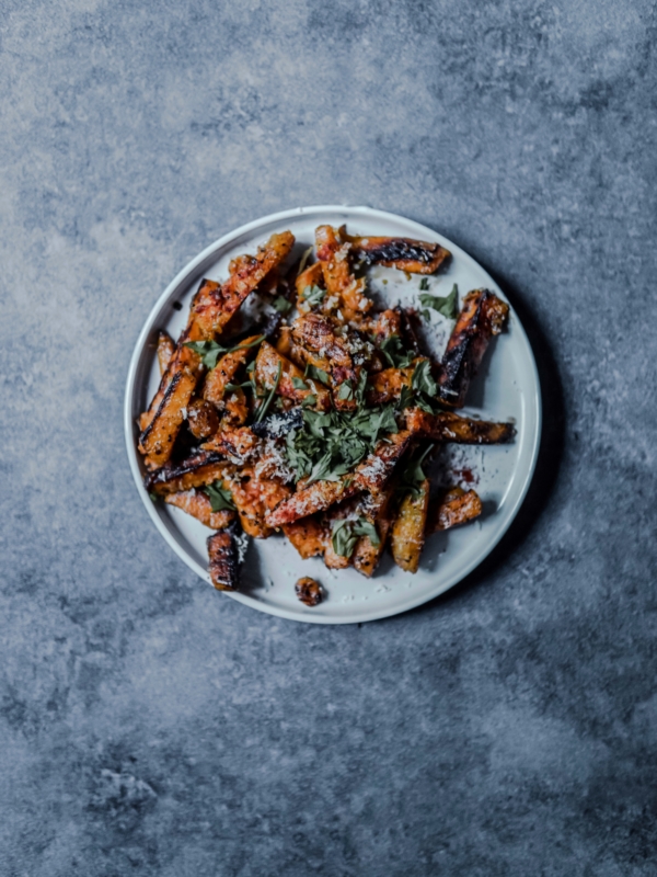 Frites de patate douce à l’Ossau Irraty