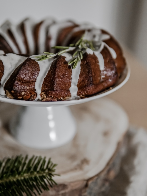 Couronne de Noël aux dattes (version vegan inside)