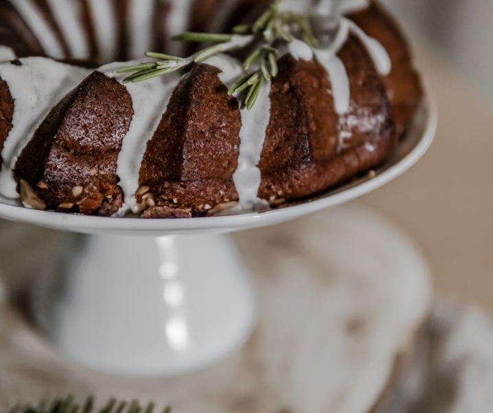 Couronne de Noël aux dattes (version vegan inside)