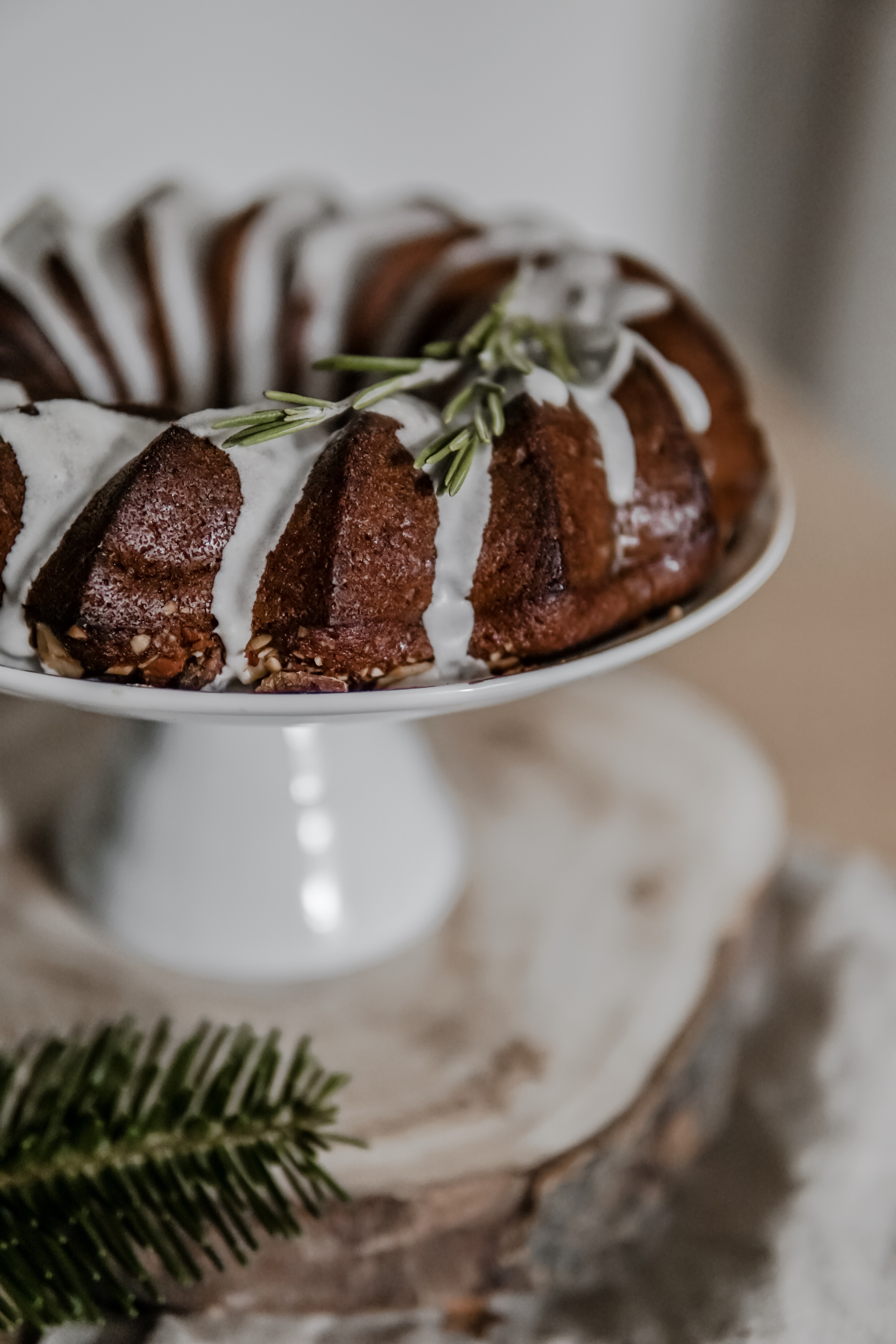 Couronne de Noël Miel et Romarin