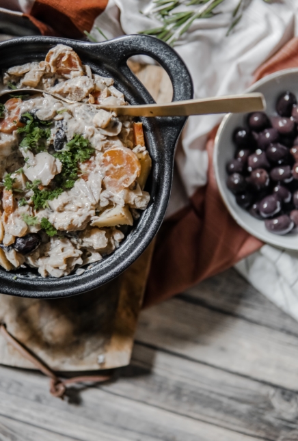 Ragoût de Jack fruit aux olives