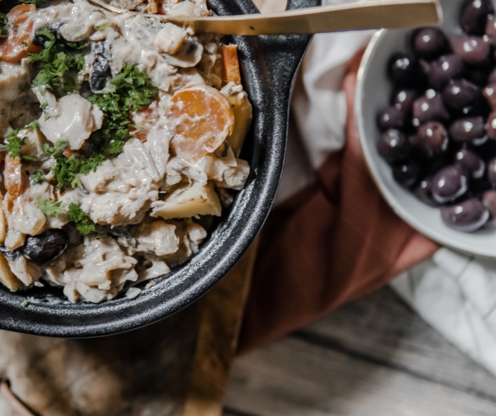 Ragoût de Jack fruit aux olives